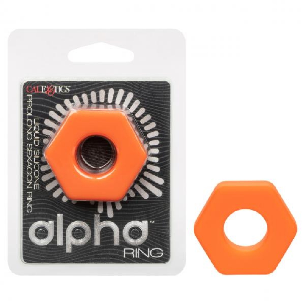 Alpha Liquid Silicone Prolong Sexagon Ring - Classic Penis Rings