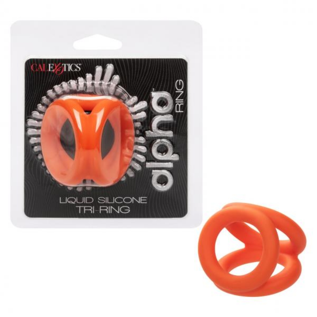 Alpha Liquid Silicone Tri-ring - Luxury Penis Rings