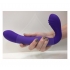 Rechargeable Silicone Love Rider Strapless Strap-on - Purple - Strapless Strap-ons