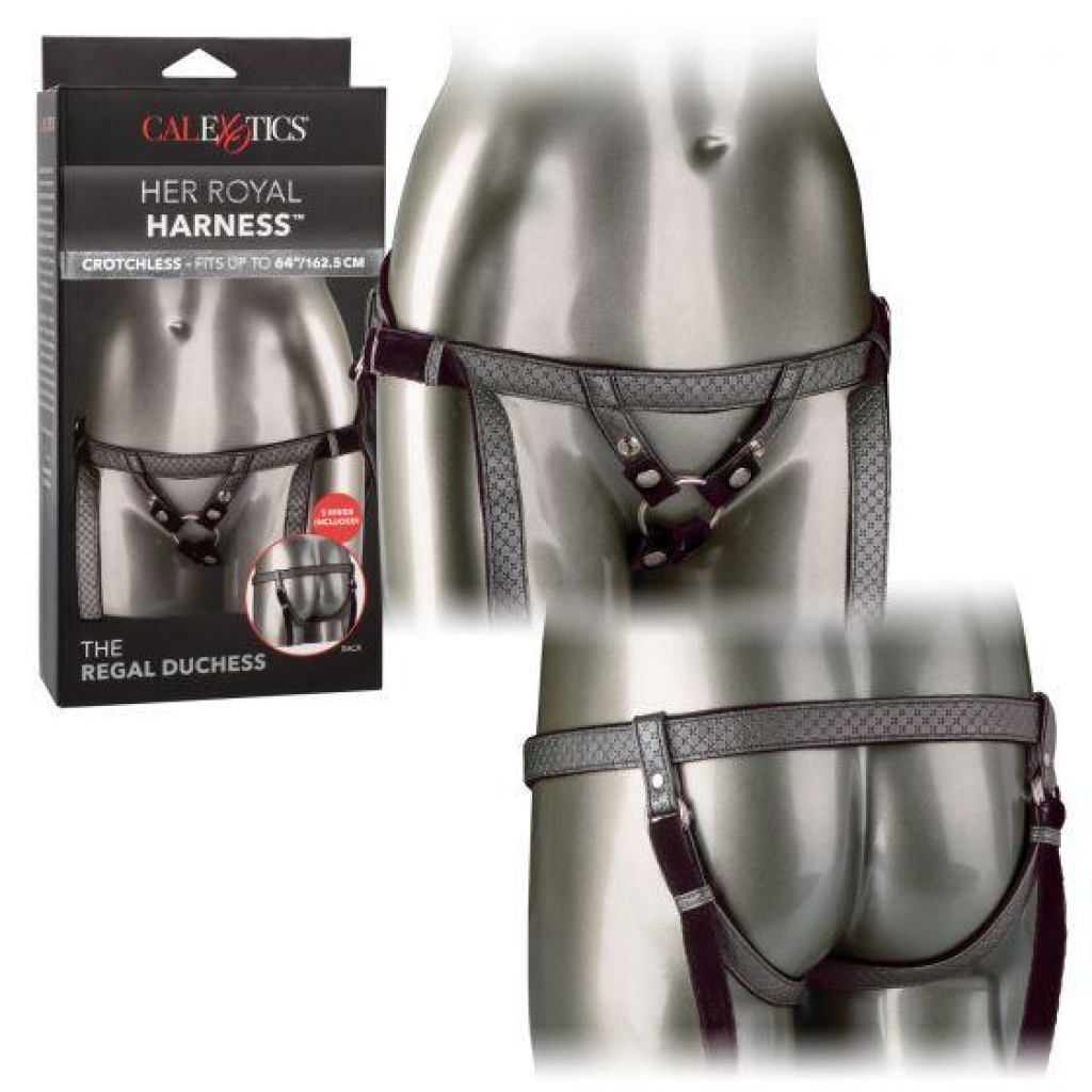 Her Royal Harness The Regal Duchess Pewter - Harnesses