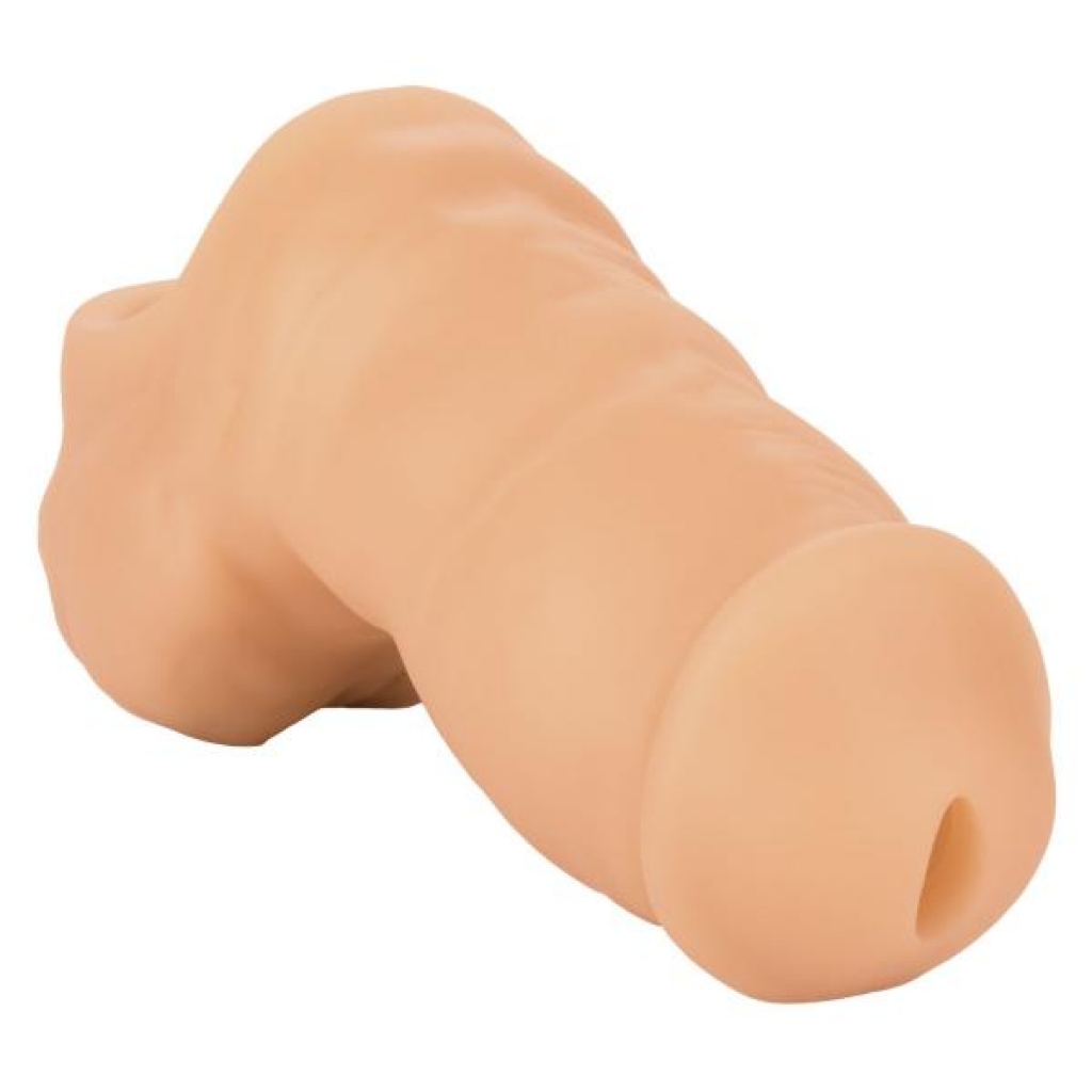 Packer Gear Ultra Soft Beige Stand To Pee Beige Hollow Packer - Realistic Dildos & Dongs