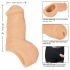 Packer Gear Ultra Soft Beige Stand To Pee Beige Hollow Packer - Realistic Dildos & Dongs