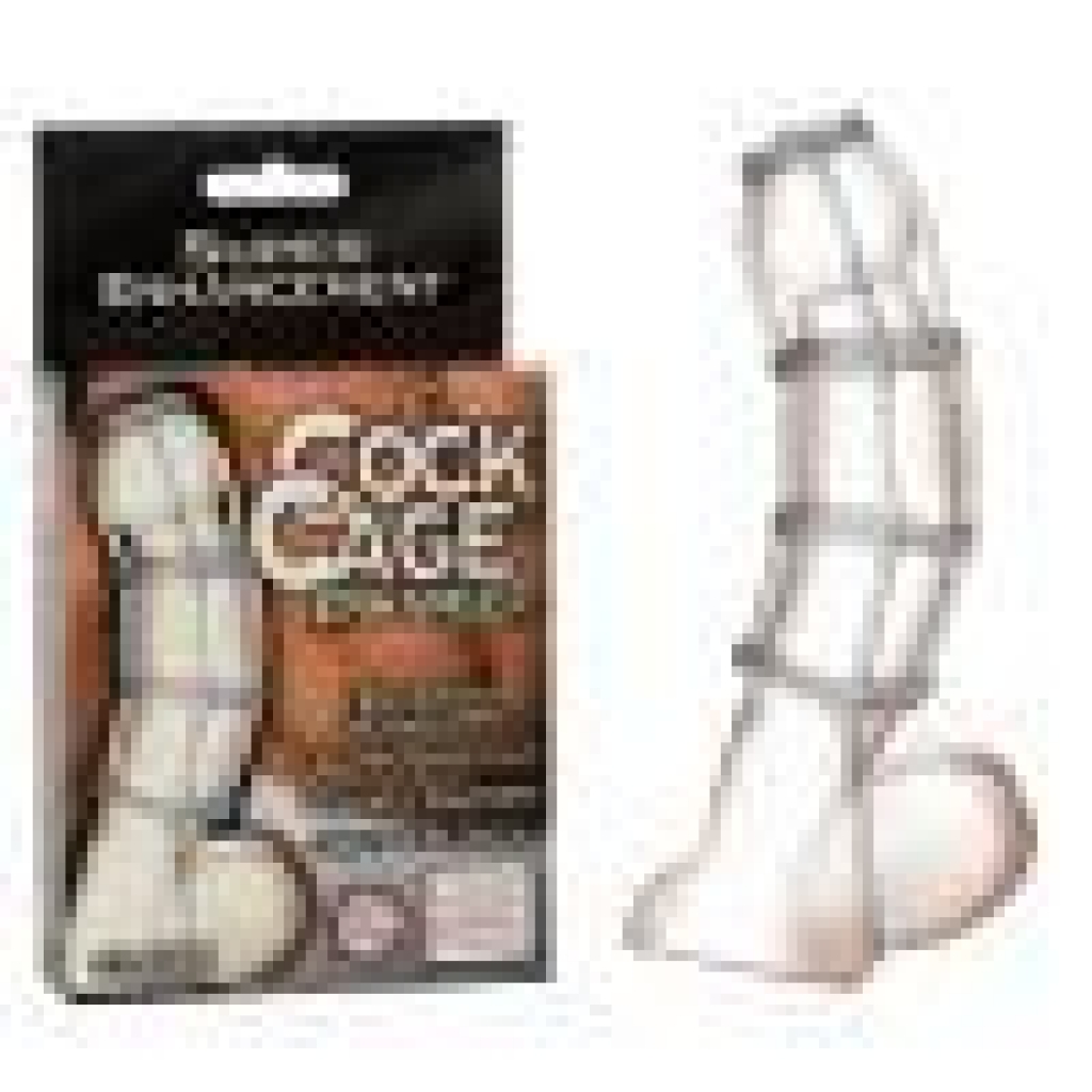 Cock Cage Enhancer 4.5 Inch - Clear - Chastity & Cock Cages