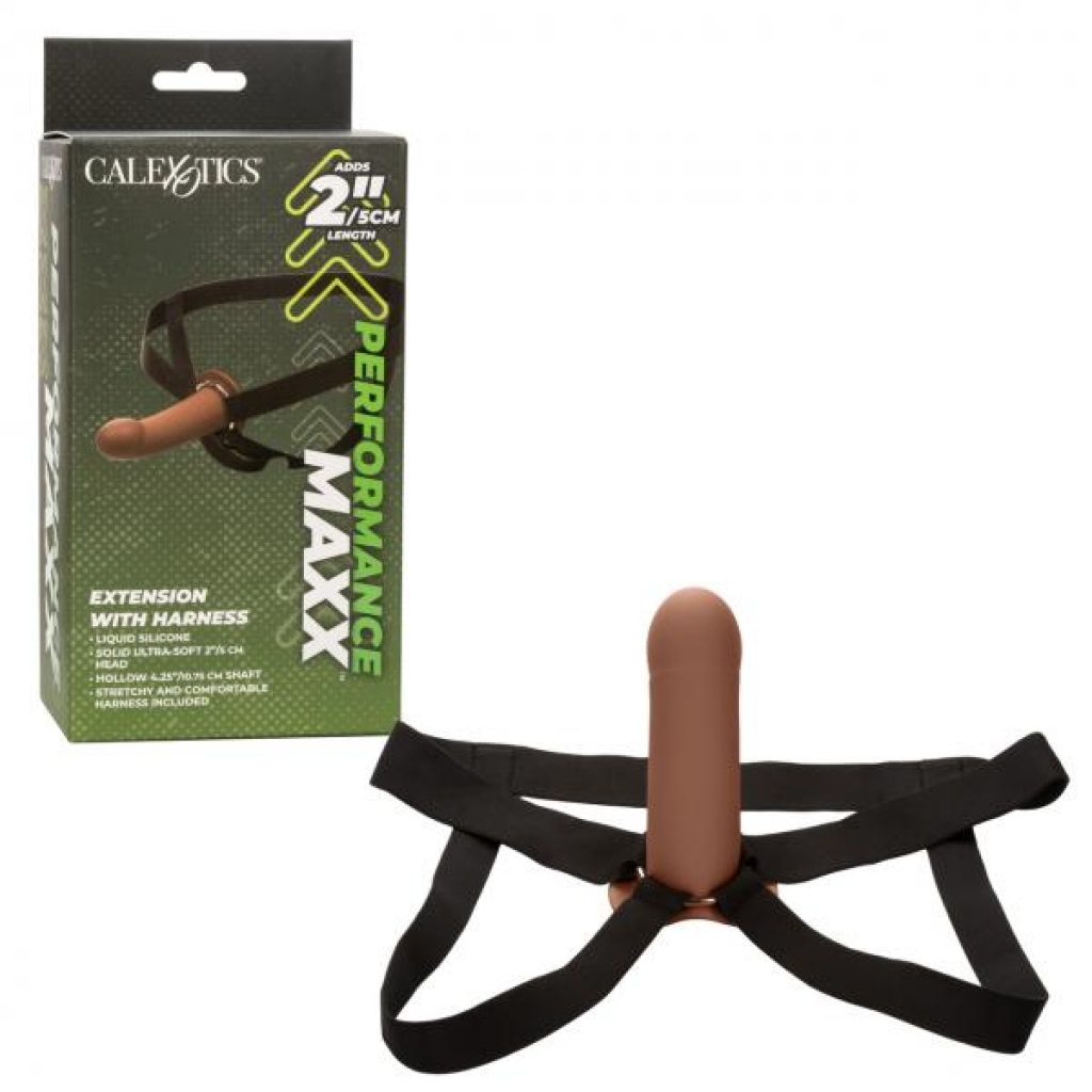 Performance Maxx Extension W/ Harness Brown - Harness & Dong Sets