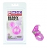 Basic Essentials Bunny Enhancer Pink Ring - Couples Vibrating Penis Rings