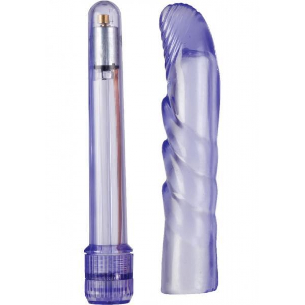 Slim Softee Vibe With Removable G Sleeve Waterproof - Purple - Traditional