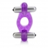 Wireless Rockin Rabbit Vibrating Ring Purple - Couples Vibrating Penis Rings