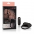 Lover's Arouser Black Vibrating Couples Ring - Couples Vibrating Penis Rings