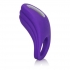 Silicone Rechargeable Passion Enhancer Ring Purple - Couples Vibrating Penis Rings