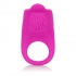 Teasing  Enhancer Ring Silicone Rechargeable Pink - Couples Vibrating Penis Rings