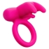 Silicone Rechargeable Triple Clit Flicker Vibrating Cock Ring