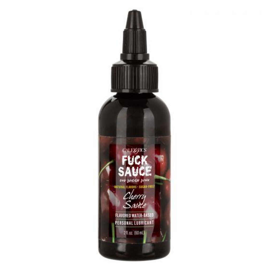 Fuck Sauce Flavored Water Based Cherry 2 Oz - Lickable Body