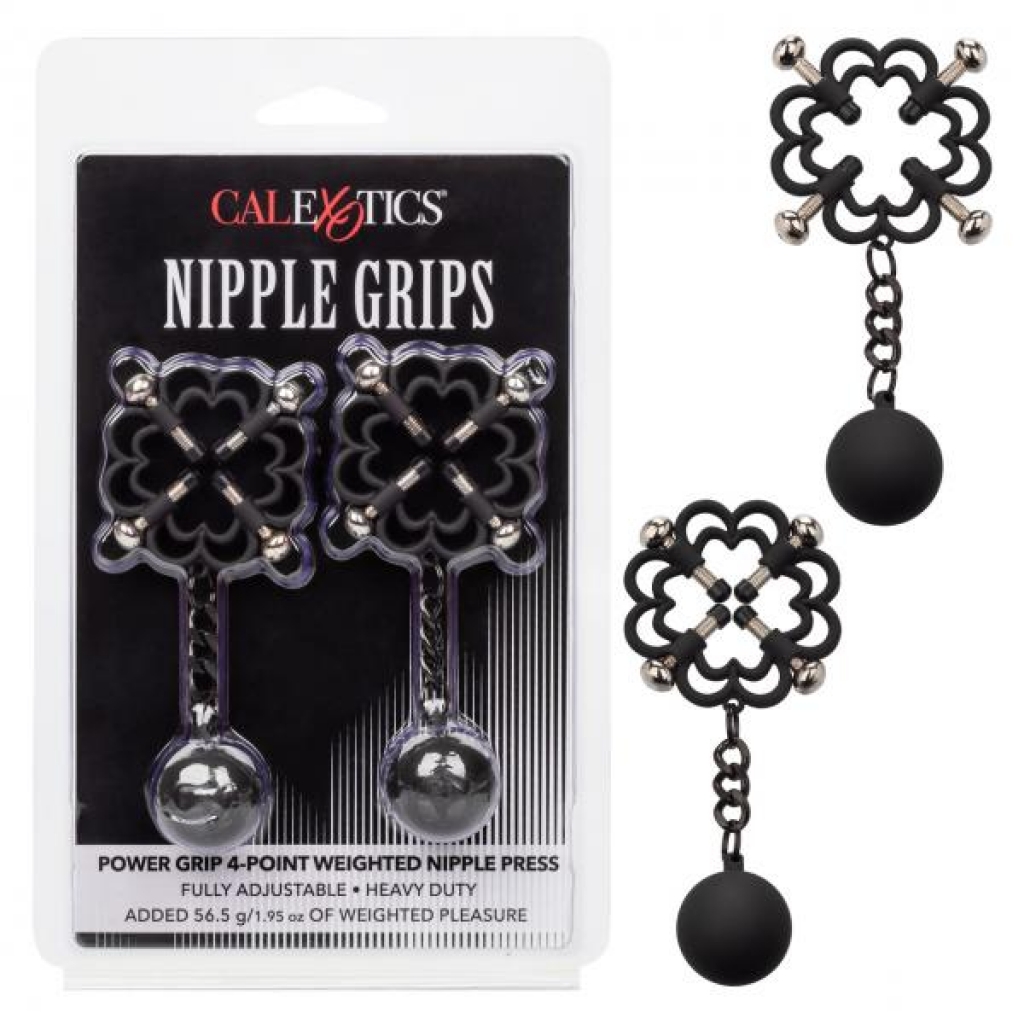Nipple Grips Power Grip 4 Point Weighted Press - Nipple Clamps