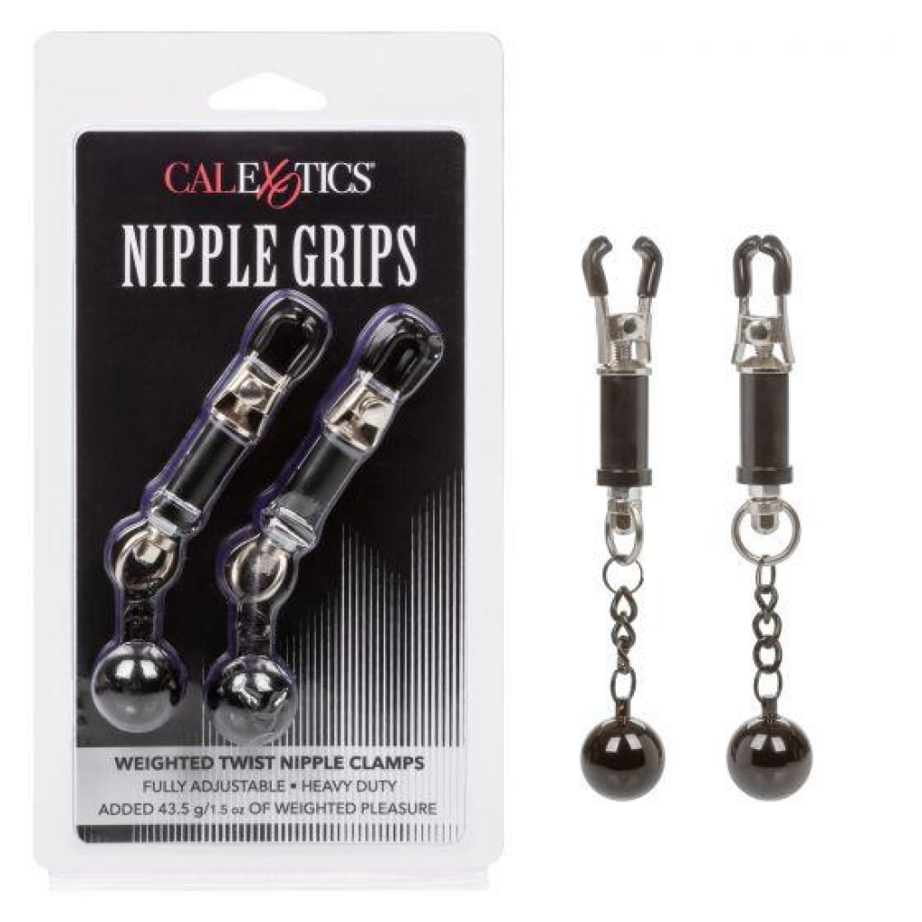 Nipple Grips Weighted Twist Nipple Clamps - Nipple Clamps