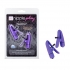 Purple Nipplettes: Adjustable Vibrating Nipple Clamps