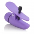 Purple Nipplettes: Adjustable Vibrating Nipple Clamps