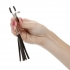 Nipple Play Playful Tassels Nipple Clamps Black - Nipple Clamps