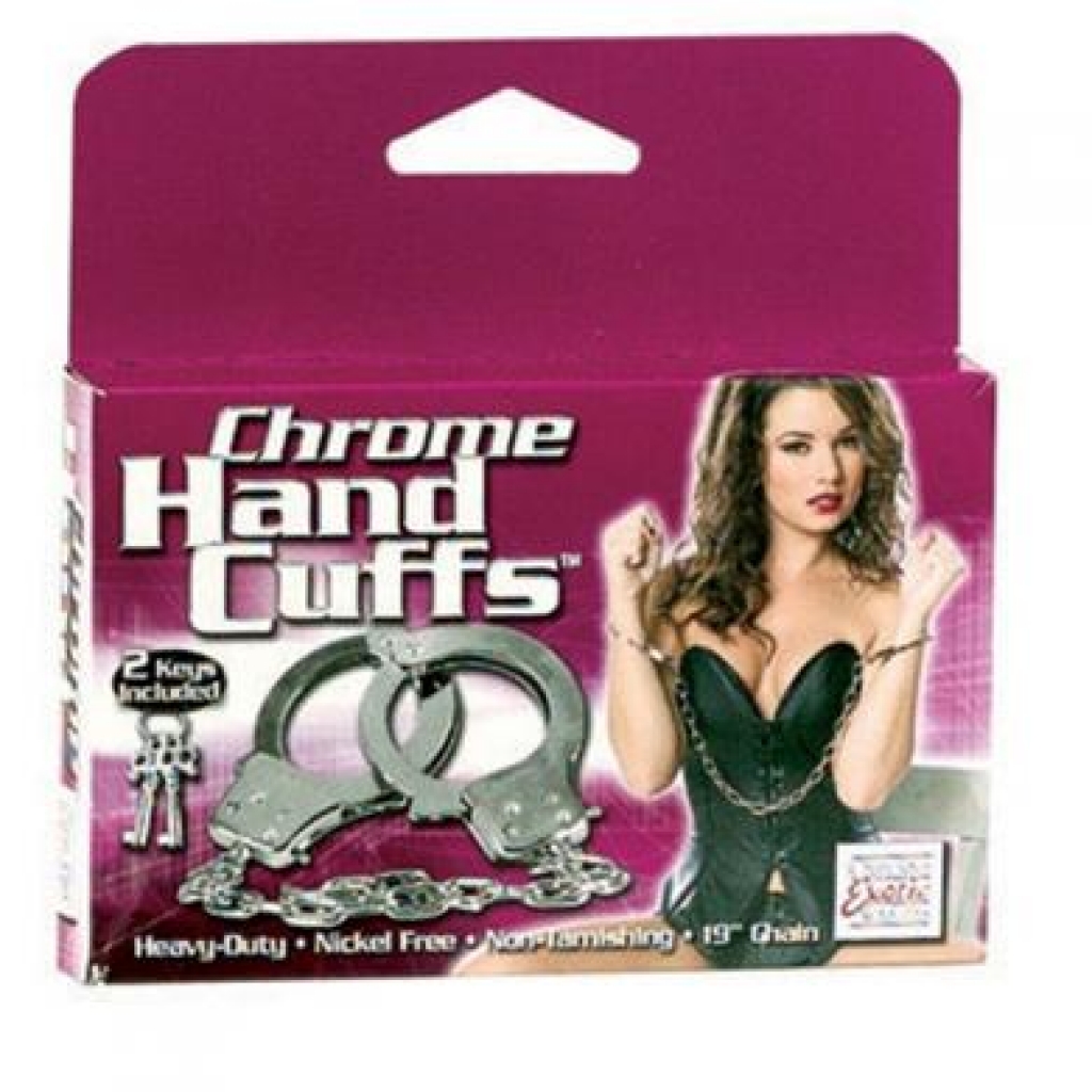 Chrome Hand cuffs - Handcuffs