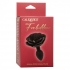 Forbidden Small Rose Anal Plug - Black