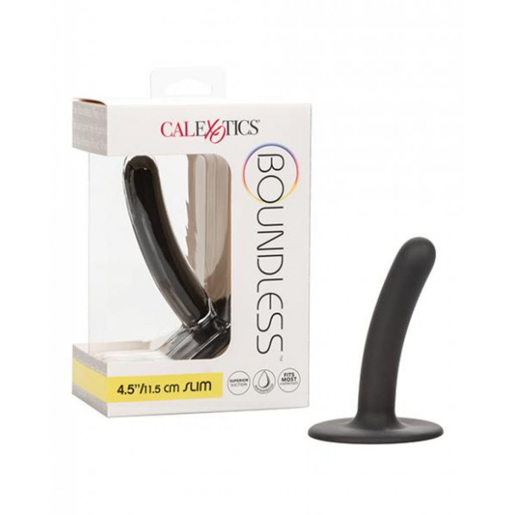 Boundless 4.5 In Slim Probe Black - Realistic Dildos & Dongs