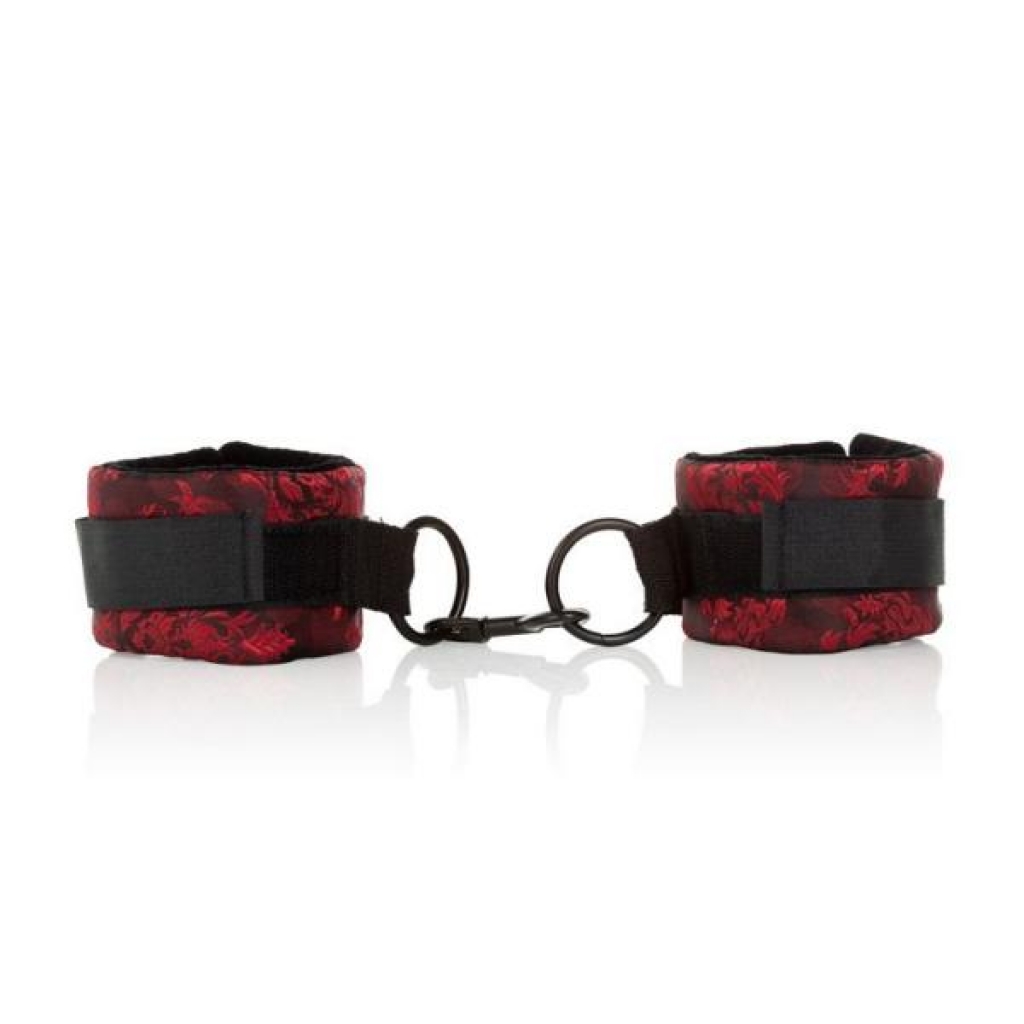 Scandal Universal Cuffs Black/Red - Handcuffs