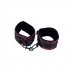 Adjustable Scandal Universal Cuffs in Black/Red