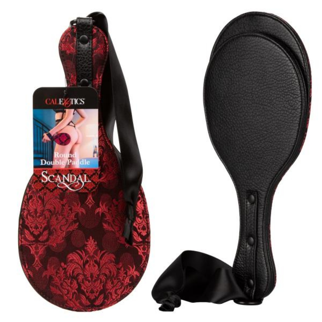 Scandal Round Double Paddle Black - Paddles