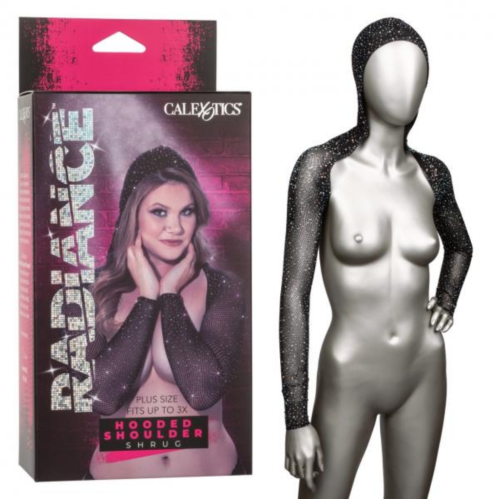 Radiance Plus Size Hooded Shoulder Shrug - Sexy Costume Accessories