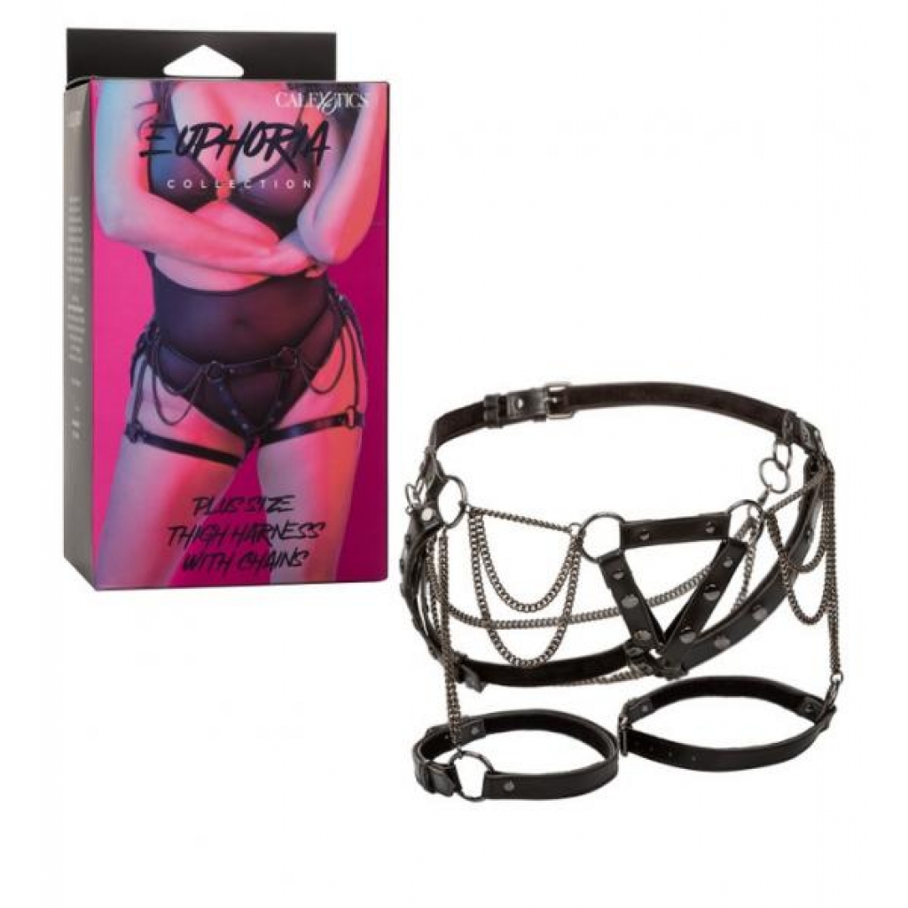 Euphoria Thigh Harness W/ Chains Plus Size - Harnesses