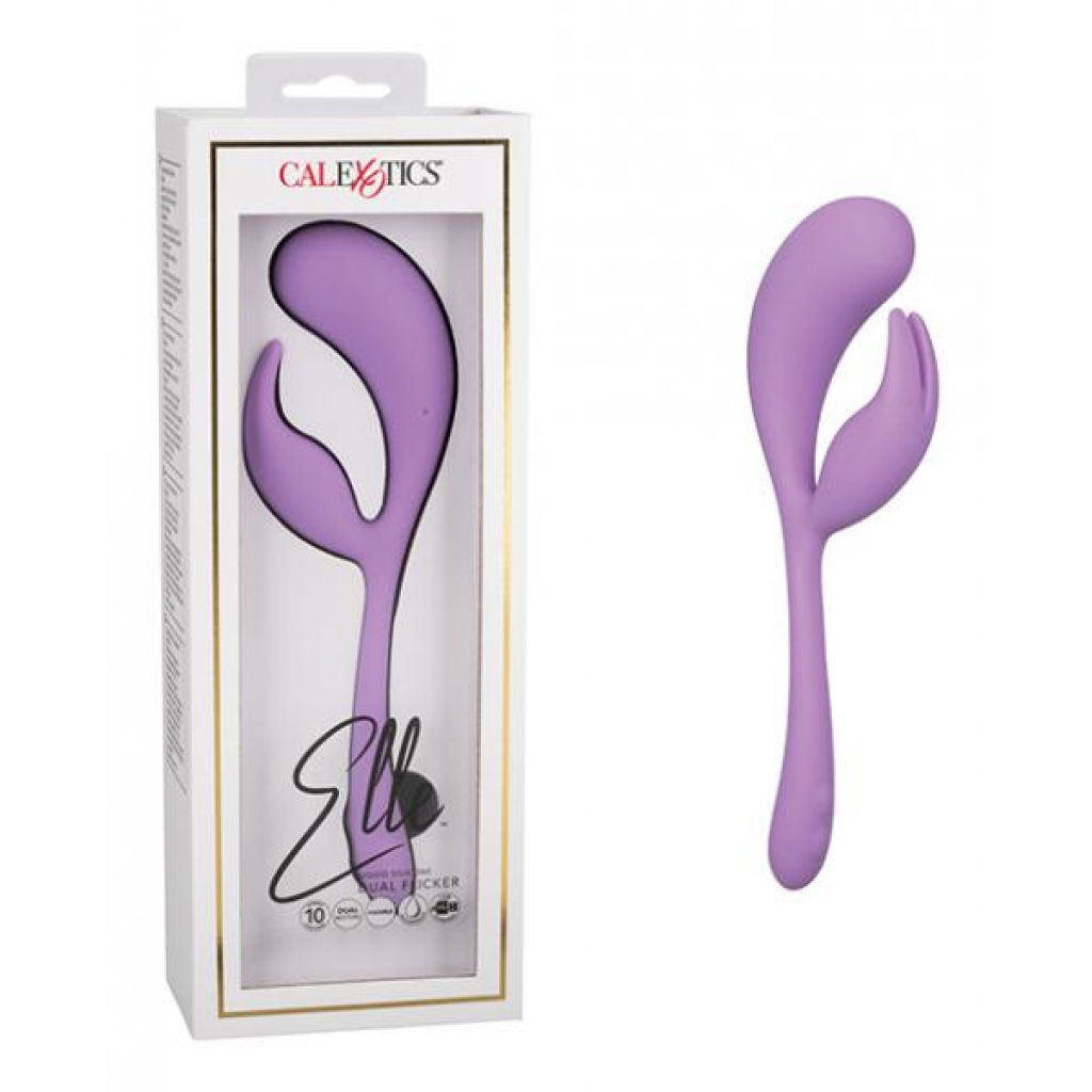 Elle Liquid Silicone Dual Flicker - Ultimate Pleasure