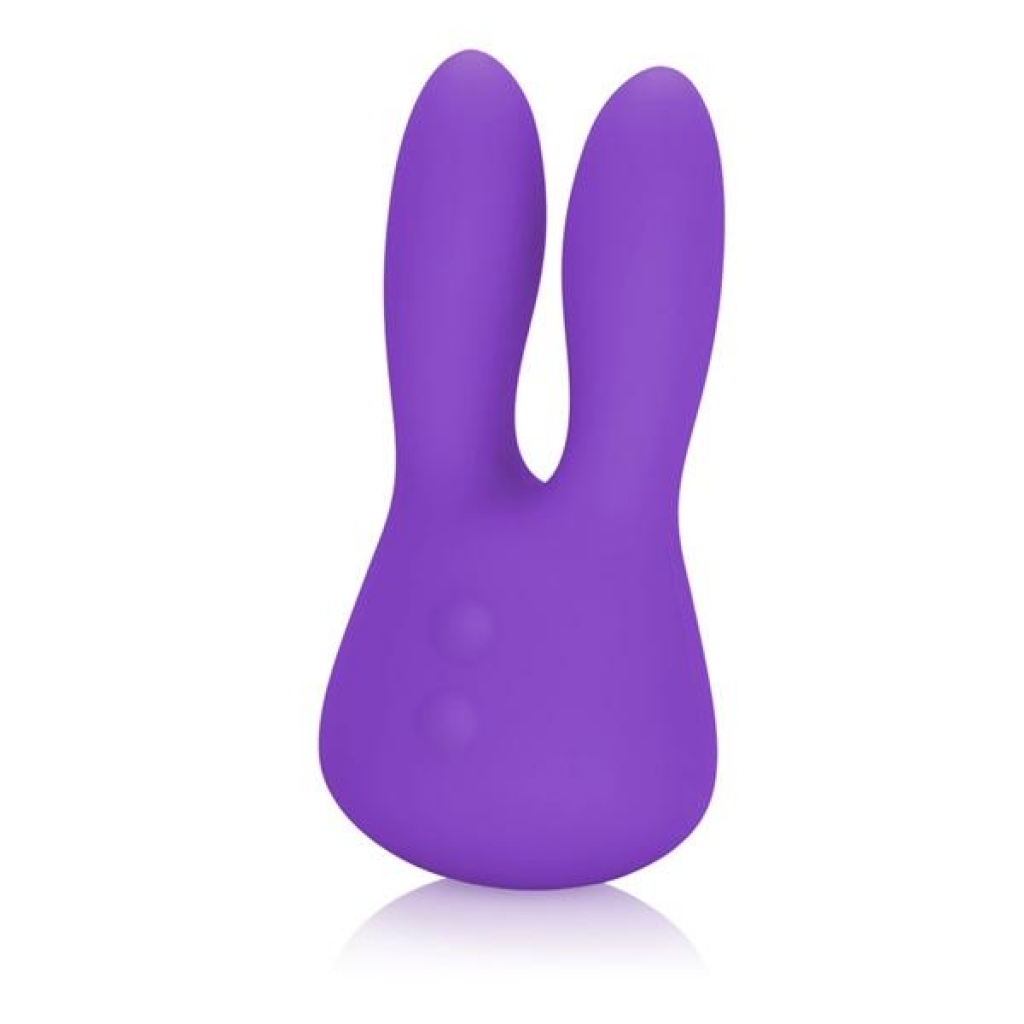 Mini Marvels Marvelous Silicone Bunny Massager - Purple - Clit Cuddlers