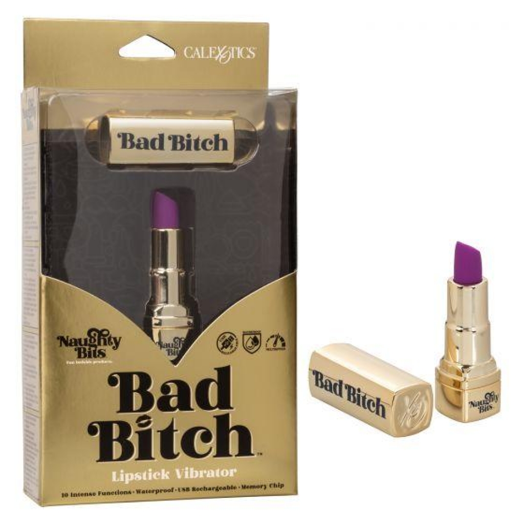 Naughty Bits Bad Bitch Lipstick Vibrator - Bullet Vibrators