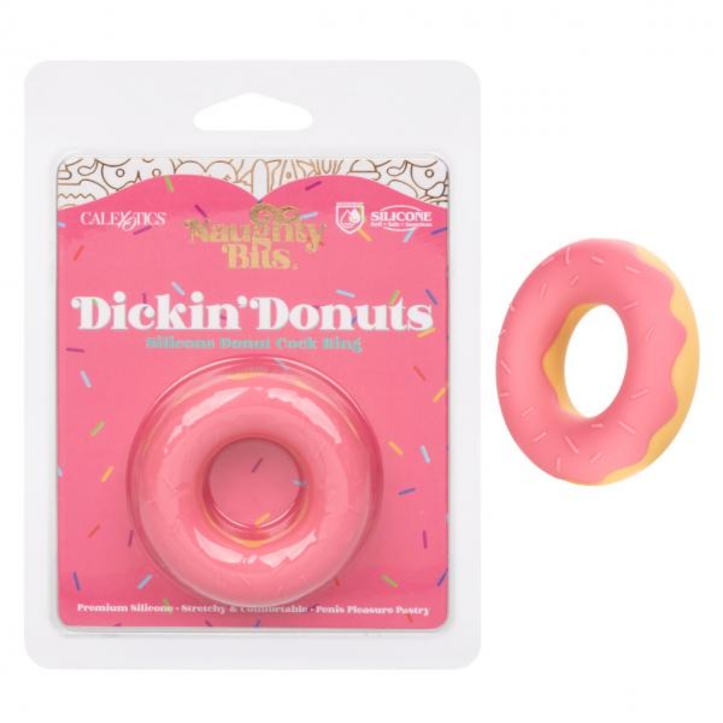 Naughty Bits Dickin' Donuts Silicone Donut Cock Ring - Classic Penis Rings