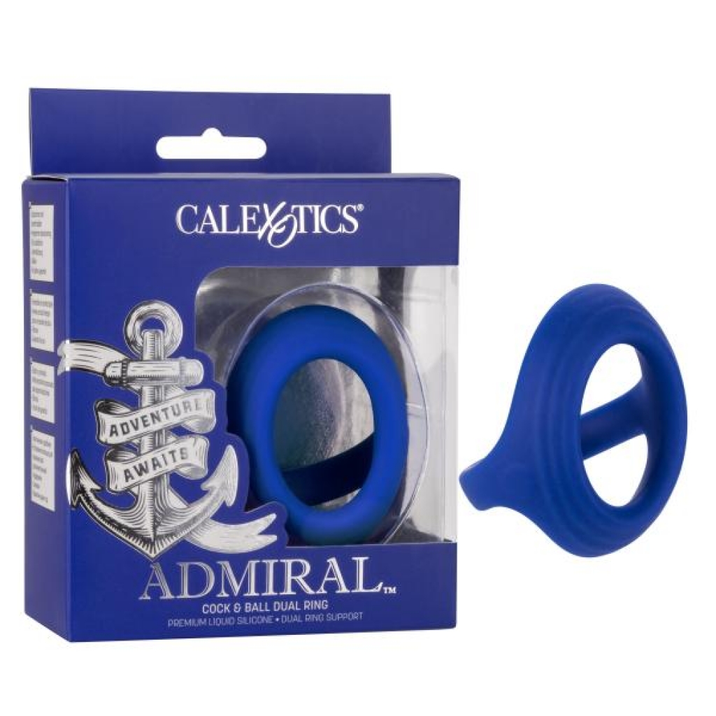 Admiral Cock & Ball Dual Ring - Adjustable & Versatile Penis Rings