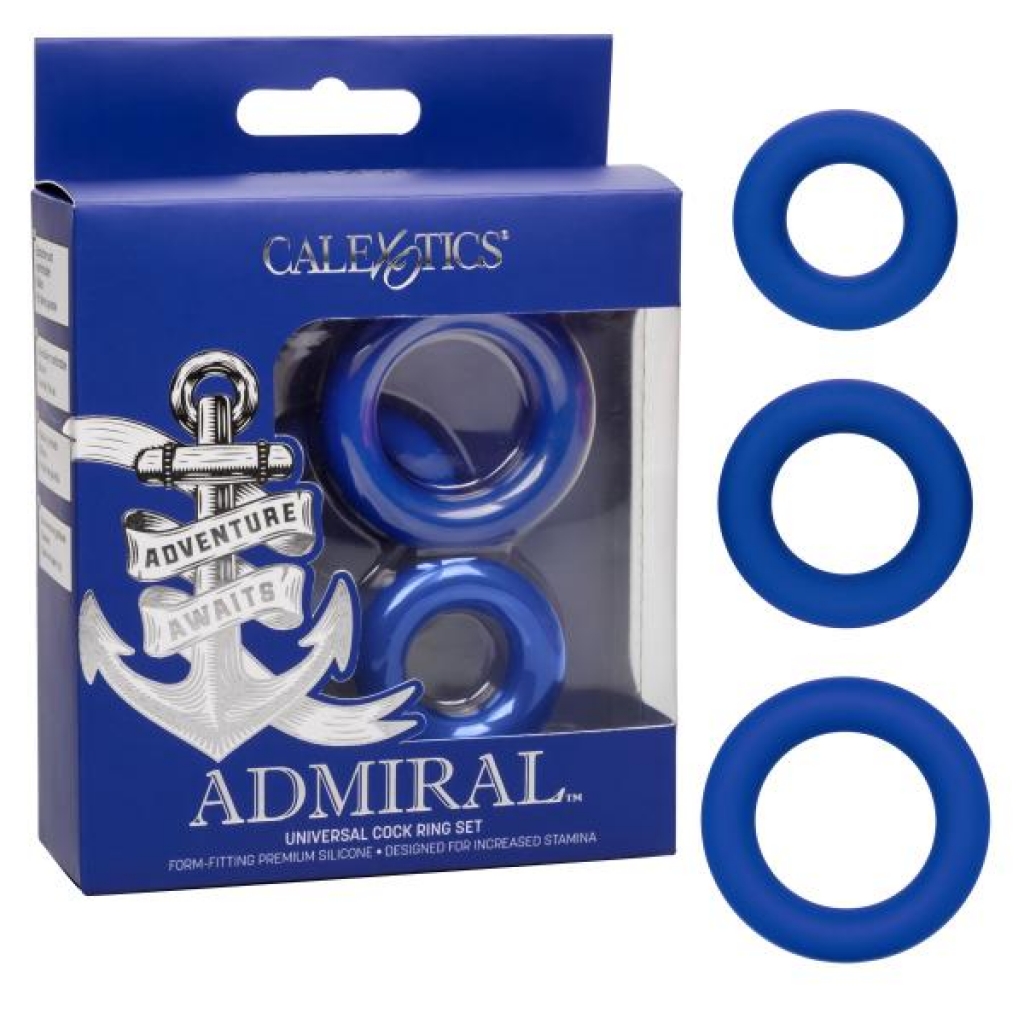 Admiral Universal Cock Ring Set - Cock Ring Trios