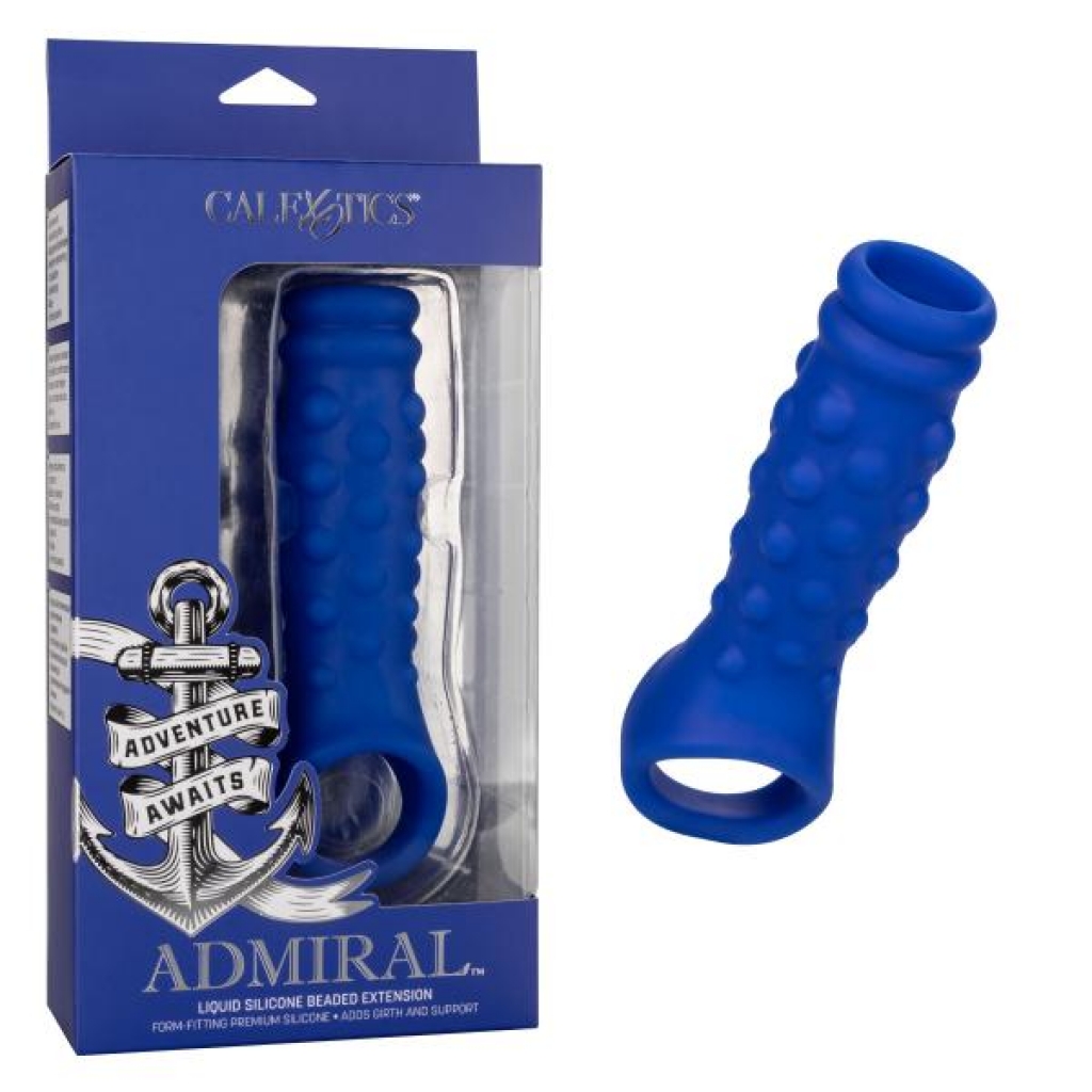 Admiral Liquid Silicone Beaded Extension - Penis Sleeves & Enhancers