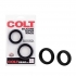 Colt Silicone Super Rings Black - Mens Cock & Ball Gear
