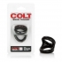 Colt Snug Tugger Black Dual Support Ring - Mens Cock & Ball Gear