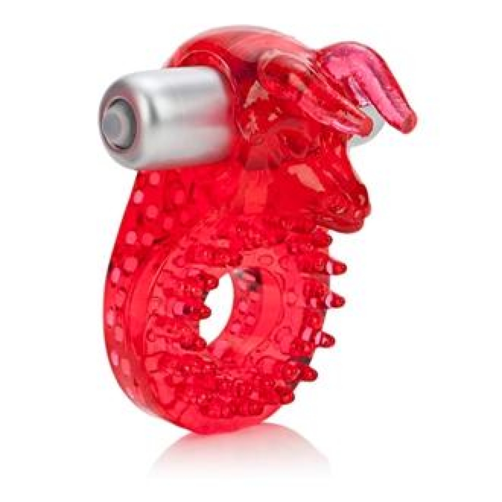Couples Raging Bull Red Vibrating Ring - Couples Vibrating Penis Rings
