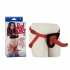 Red Rider Adjustable Strap On With 7 Inch Dong - Harness & Dong Sets