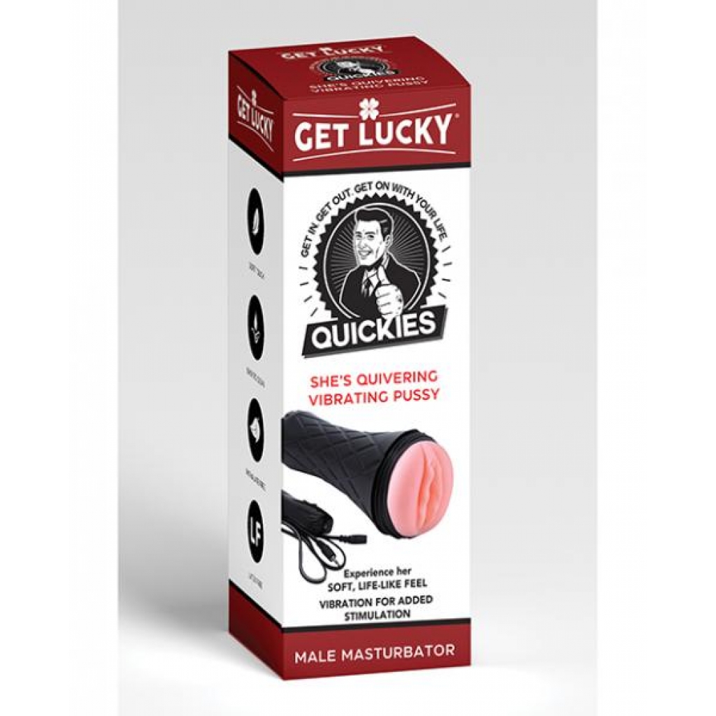 Shibari Get Lucky Quickies She's Quivering Vibrating Pussy Masturbator - Fleshlight