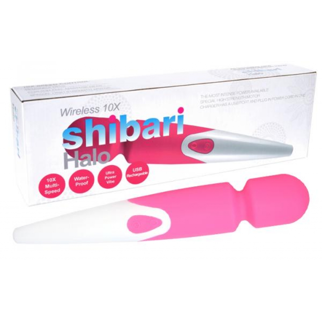 Shibari Halo Wand Massager Pink - Body Massagers