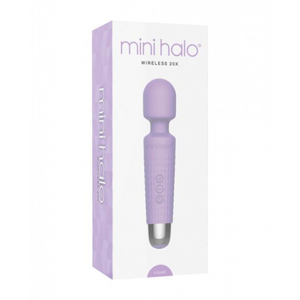 Mini Halo Lilac Wand Rechargeable - Body Massagers