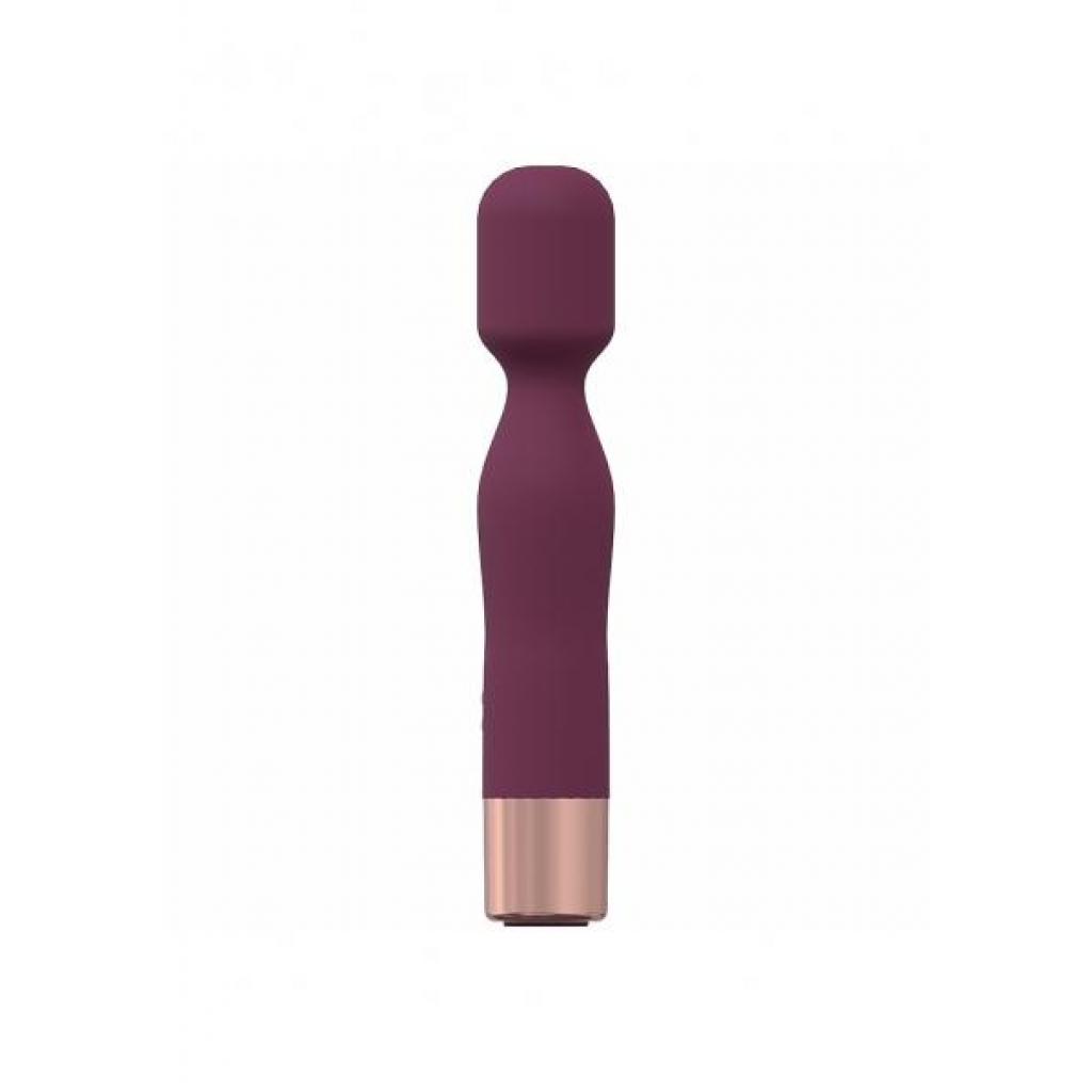 Loveline Glamour Mini Wand Burgundy - Body Massagers