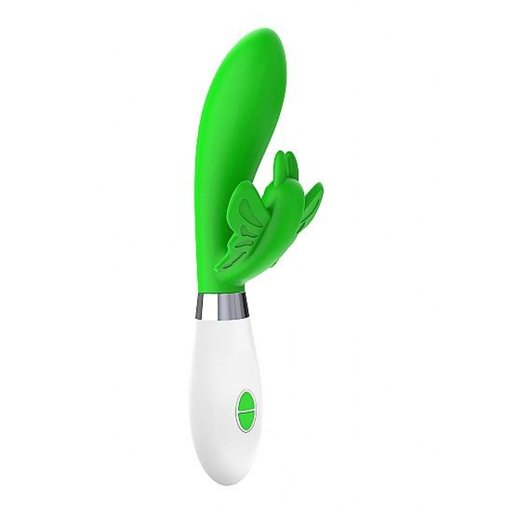 Alexios Ultra Soft Silicone 10 Speeds Green - G-Spot Vibrators Clit Stimulators