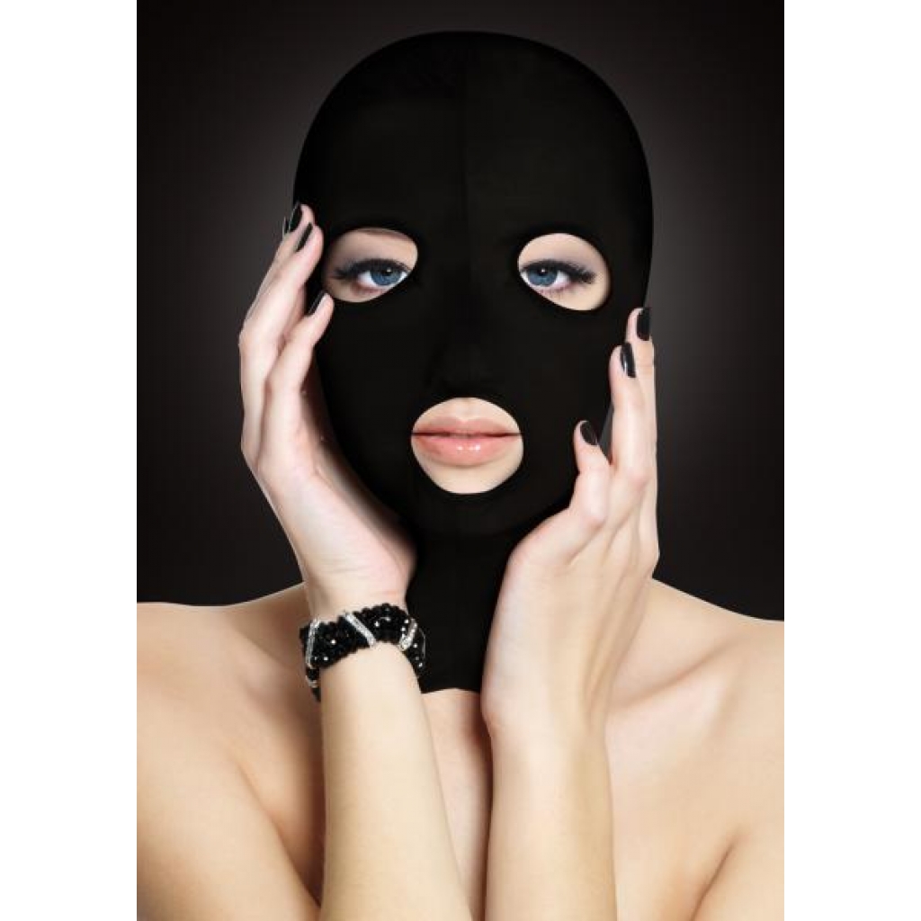 Ouch Subversion 3 Hole Hood Mask Black O/S - Hoods & Goggles