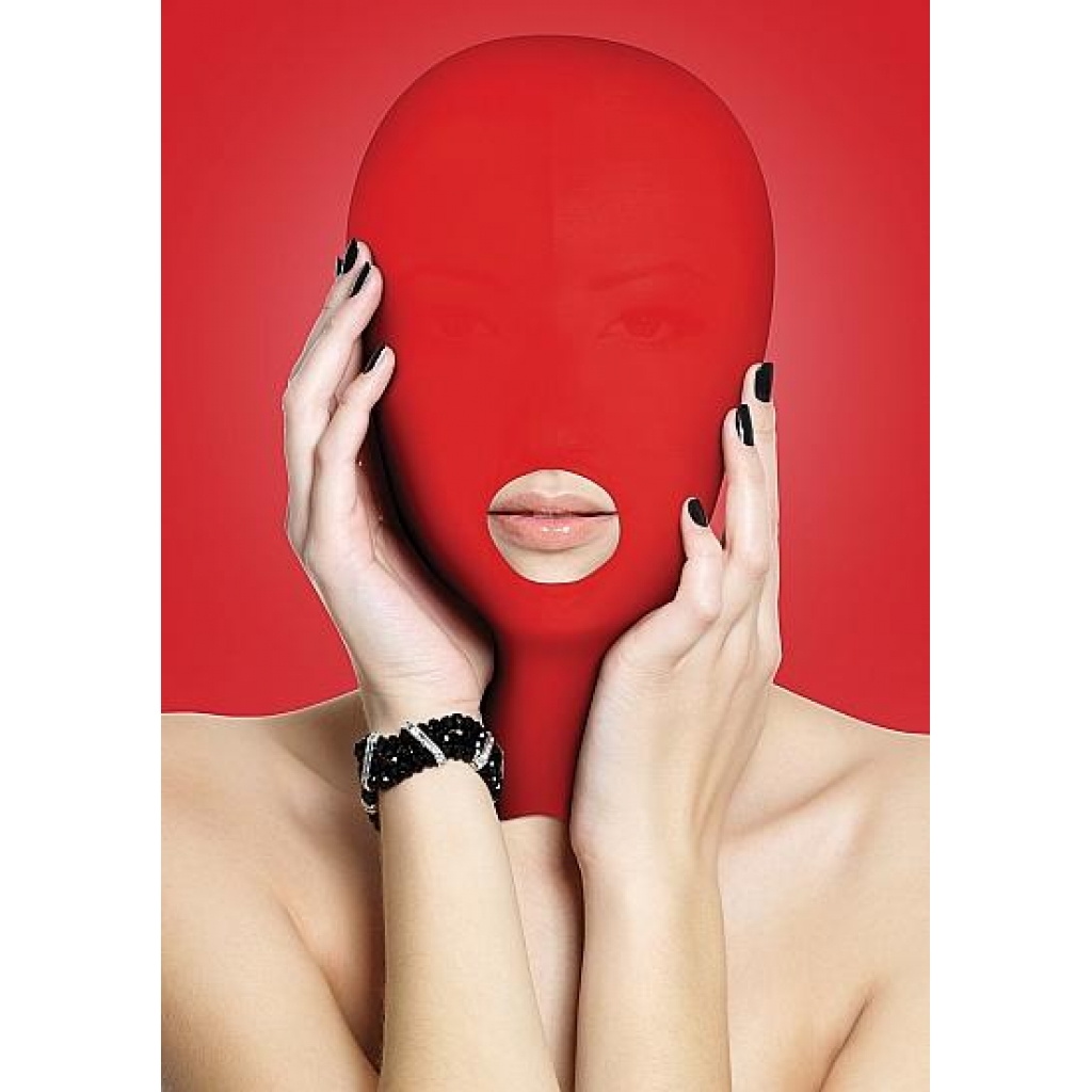 Submission Mask Red - Surrender to Sensory Play