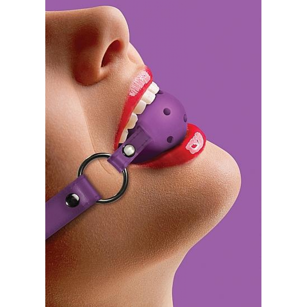 Ball Gag Purple - Ball Gags