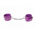 Leather Cuffs Purple - Handcuffs