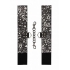 Love Street Art Fashion Printed Ankle Cuffs Black - Ankle Cuffs